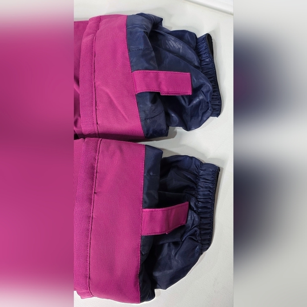 385 Kamik Girls' Harper Snowboard Ski Bibs in Magenta | Size 4 - Picture 4 of 7